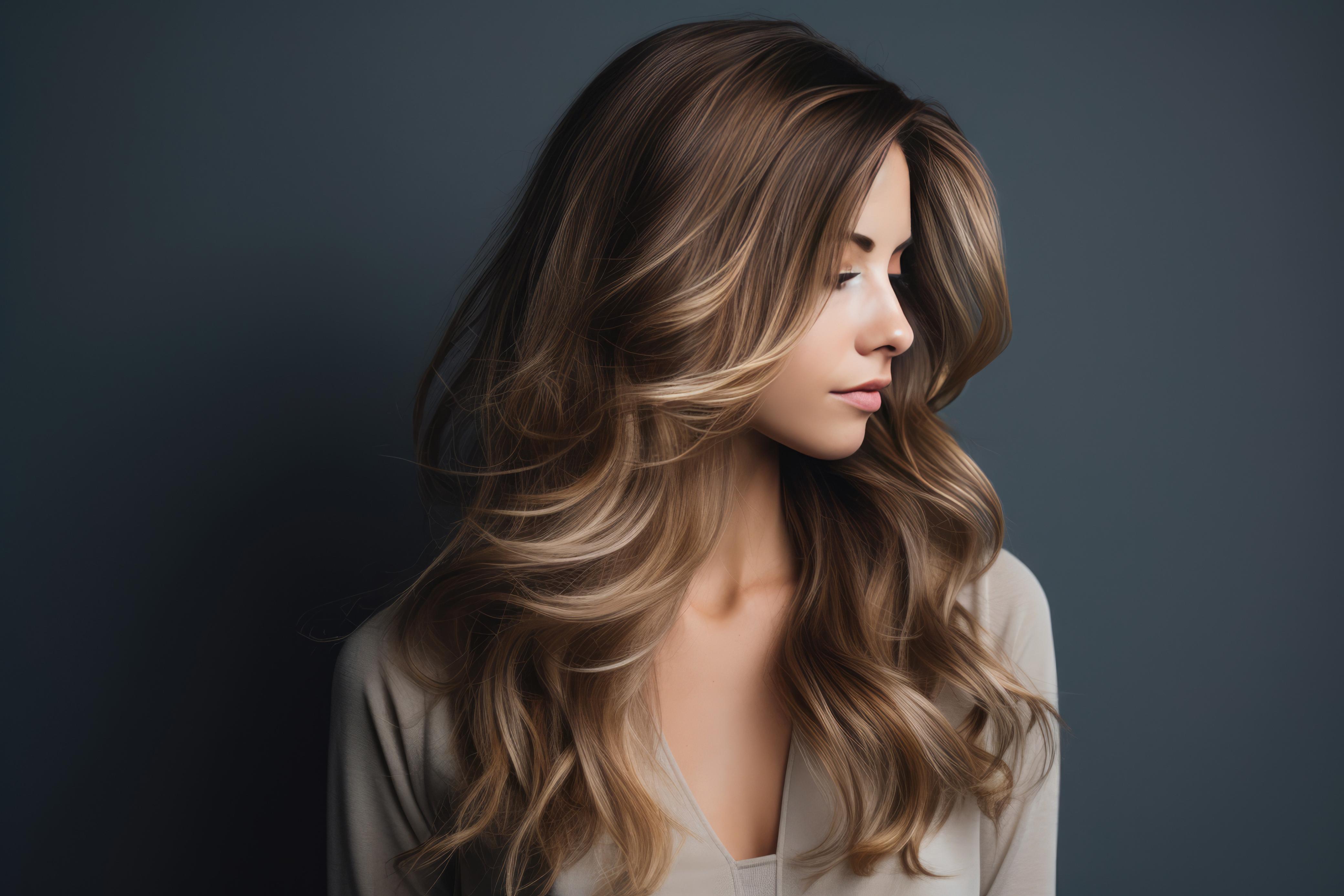 Honey balayage hair colour with highlights